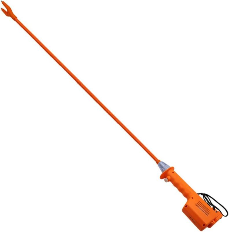 Photo 1 of Livestock Prod Electric Cattle Prod Long Stock Prod Stick for Cow Pig Sheep 41.3 Inches Batteries-Operated Orange