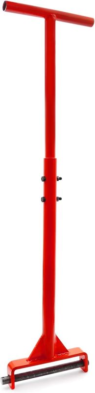 Photo 1 of Dolly Handles Dolly Bars Red, 1 Pc Steering Handles for 12T Heavy Duty Dollies, Dolly Converter Arms 10.3"X 32.68" Panel Dolly Handling Equipment