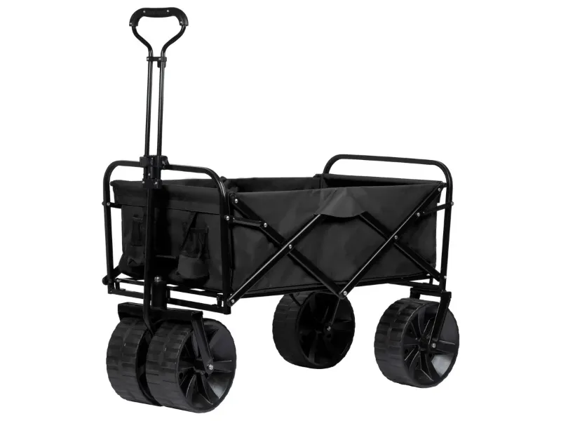 Photo 1 of 
Pure Outdoor by Monoprice Heavy Duty All Terrain Collapsible Outdoor Wagon, Black