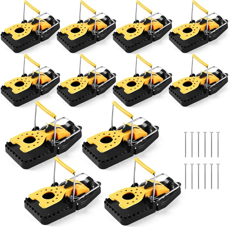 Photo 1 of -Mouse Traps, 12-Piece Pack Mouse Trap - Safe, Convenient, Fast and Effective, Field Home Efficient Mousetrap, Suitable Mice Traps Indoor for Home