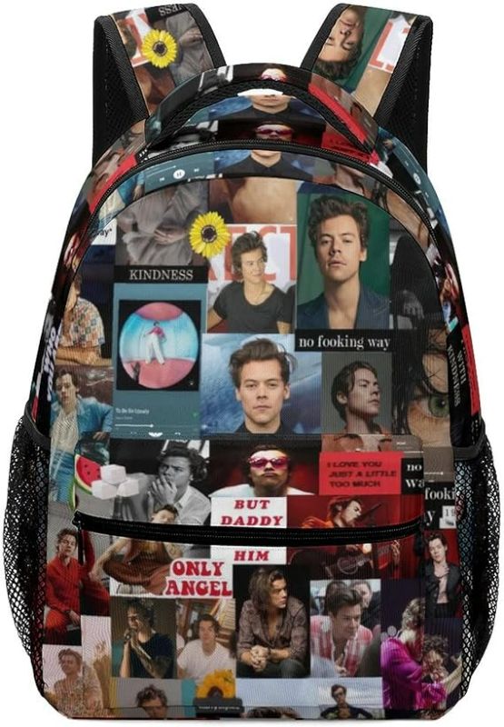 Photo 1 of PSNFDU Fashion Backpack Singer Backpack Music Lover Backpack Foldable School Backpack Lightweight For Teens Boys Girls Backpacks Bookbags Daypack Singer Fans Gift, Black