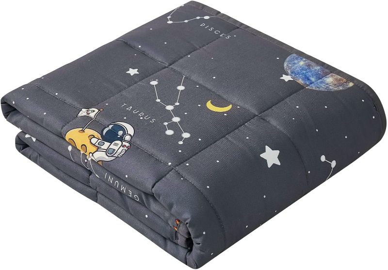 Photo 1 of anfie Weighted Blanket Kids (36"x48" 3lbs), Weighted Blanket Cooling Blanket for Sleeping,Throw Size Breathable Blanket with Premium Glass Bead