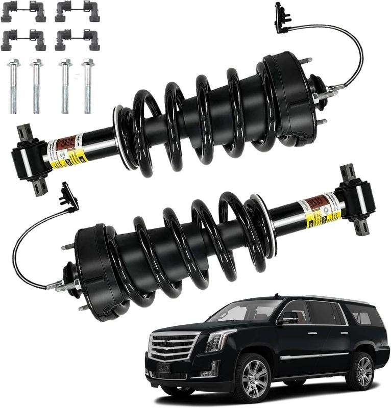 Photo 1 of 84176631 23312167 2Pcs Front Struts Shock Absorber Assembly w/Magnetic with spring Compatible with 2015-2021 Cadillac Escalade Chevy Tahoe Suburban Gmc Yukon Sierra 1500 Replace# 84977478