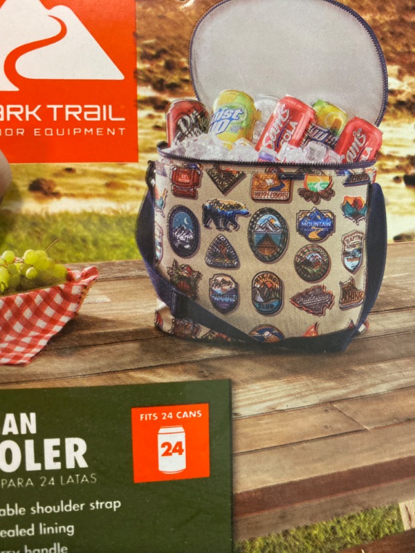 Photo 1 of Ozark Trail 24 Can Soft-Sided Cooler, Black - Perfect for Camping, Picnics, and Outdoor Activities, Portable