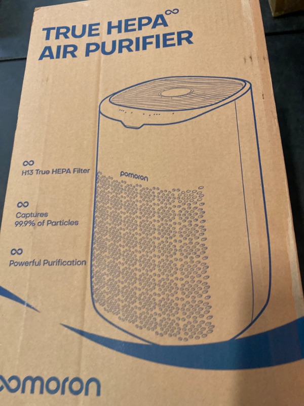 Photo 3 of POMORON Air Purifiers for Home Large Room Up to 3500Ft² with Air Quality Sensor&Auto Mode, UV, Efficient HEPA Air Purifiers Filter 99.97% of Pollen Allergies Smoke Dust Pet Dander for Bedroom, MJ003HD