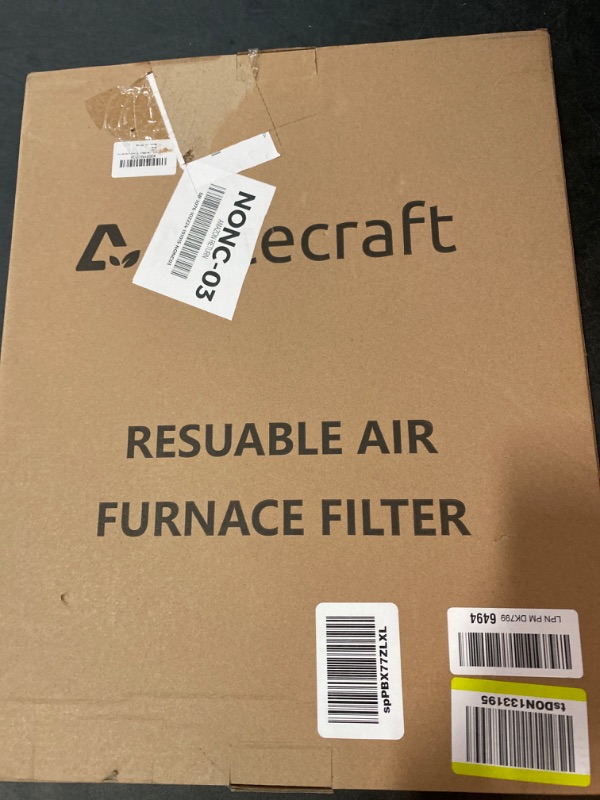 Photo 3 of 16x20x1 Electrostatic Air Filter, Washable & Reusable Aluminum AC/HVAC Furnace Filter, MERV 8, Permanent Air Filter,Breathe Fresher,Home And Office(Actual Size:19.75"x15.5"x0.86")