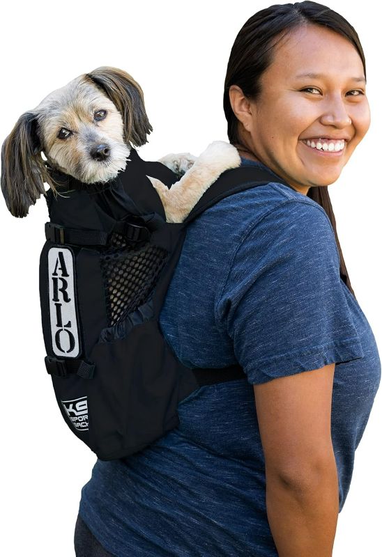 Photo 1 of K9 Sport Sack | Adjustable Dog Carrier Backpack (Medium, Air 2 - Jet Black)