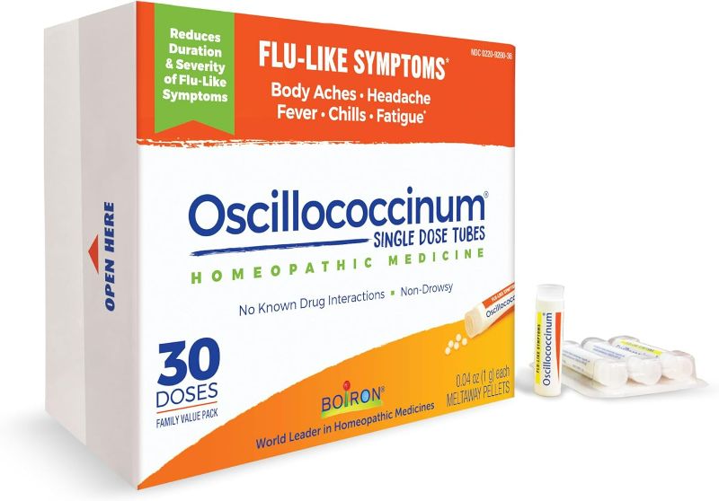 Photo 1 of Boiron Oscillococcinum For Relief From Flu-Like Symptoms Of Body Aches, Headache, Fever, Chills, And Fatigue - 30 Count