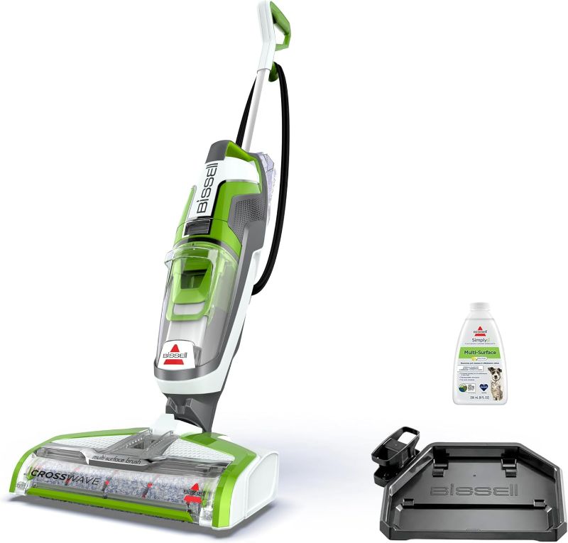 Photo 1 of Bissell CrossWave Floor and Area Rug Cleaner, Wet-Dry Vacuum, 3888A, Corded Electric, Green