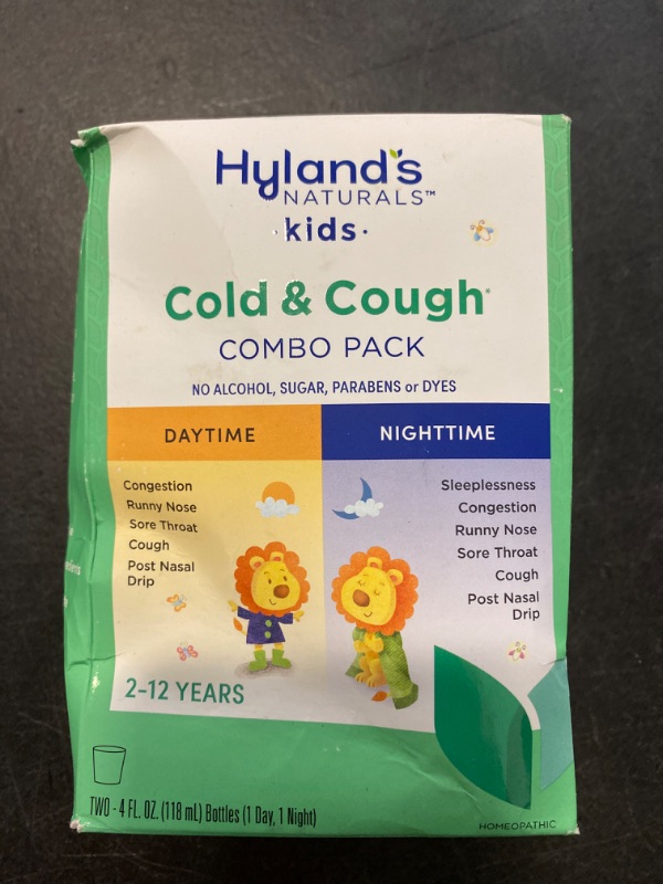 Photo 2 of Hyland's Baby Mucus and Cold Relief, Ages 6+ Months, Day & Night Combo Pack, 8 fl oz