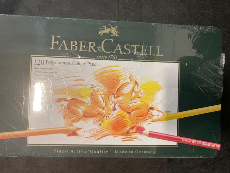 Photo 2 of Faber-Castell Polychromos Artists' Color Pencils - Tin of 120 Colors - Premium Quality Artist Pencils