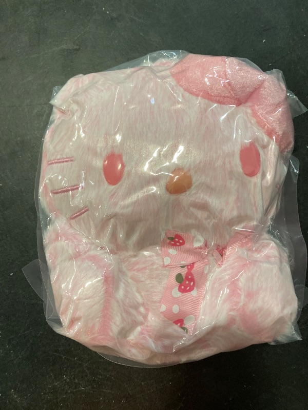 Photo 2 of 35Cm High Quality New Sakura Pink Hello Kitty Soft Plush Filling Bedding Decoration Pillow Couple Doll Children's Toy Gifts