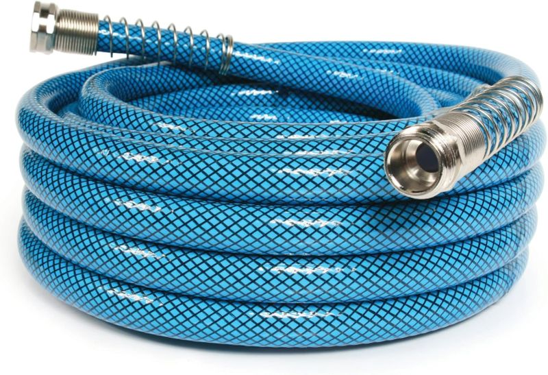 Photo 1 of Camco TastePURE 35-Foot Premium Camper/RV Drinking Water Hose - Features a Heavy-Duty No-Kink Design with Strain Relief Ends & 5/8-Inch Inside Diameter - NSF Drinking Water Safe Certified (22843)