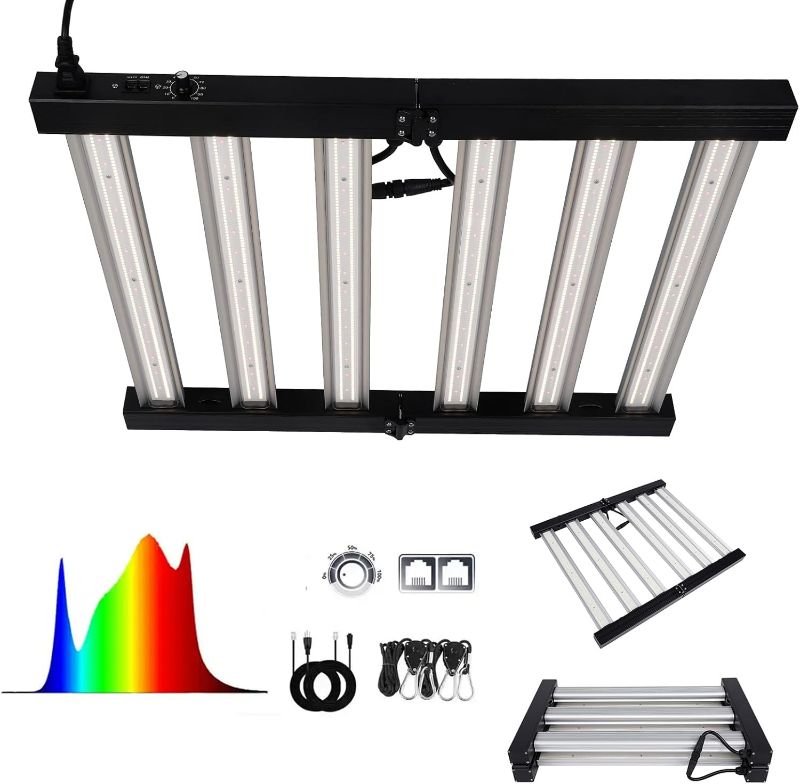 Photo 1 of Sunlight LED Grow Light, 6000K Full Spectrum, 2x3W Dimmable with Remote, for Indoor Gardening (500, Watts)