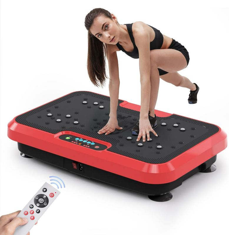 Photo 1 of BZK Vibration Plate Exercise Machine, Pro Waver Vibration Plate Platform for Lymphatic Drainage, Helps Weight Loss Shaping Toning & Wellness, Whole Body Shake Workout Equipment for Home Gym