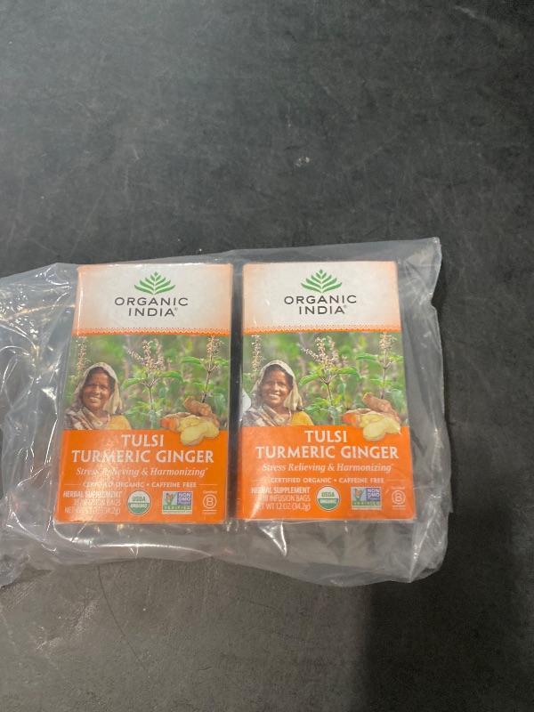 Photo 3 of 2 packs Tulsi Turmeric Ginger