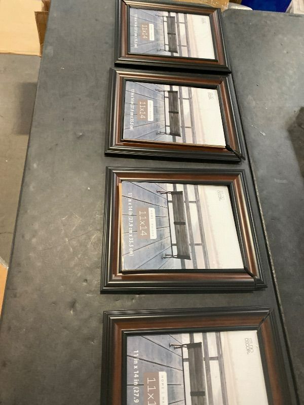 Photo 2 of Brown & Black Frame, Home Collection by Studio Décor - Pre-attached Hanging Hardware, Horizontal or Vertical - Bulk 6 Pack