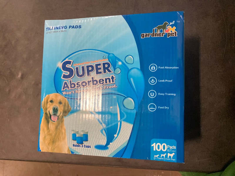 Photo 2 of Gardner Pet Super-Absorbent Dog Training Potty Pee Pads Puppy Piddle Pads