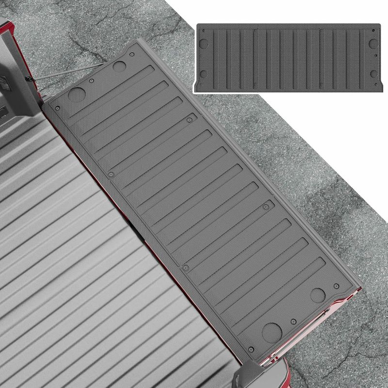 Photo 1 of Bed Mat Compatible with 2019-2024 Chevy Silverado Tailgate Liner Replacement for 2019-2024 Chevy Silverado Accessories(Tailgate Mat)