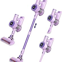 Photo 1 of Homeika- Pro Version- 28k PA Cordless Vacuum- Digital Display- 50 Min Run Time- 3 Speeds- Telescopic – 300 Watts- Brushless Motor- 8 in 1- HEPA Filter- for All Floors- Detachable Battery Purple