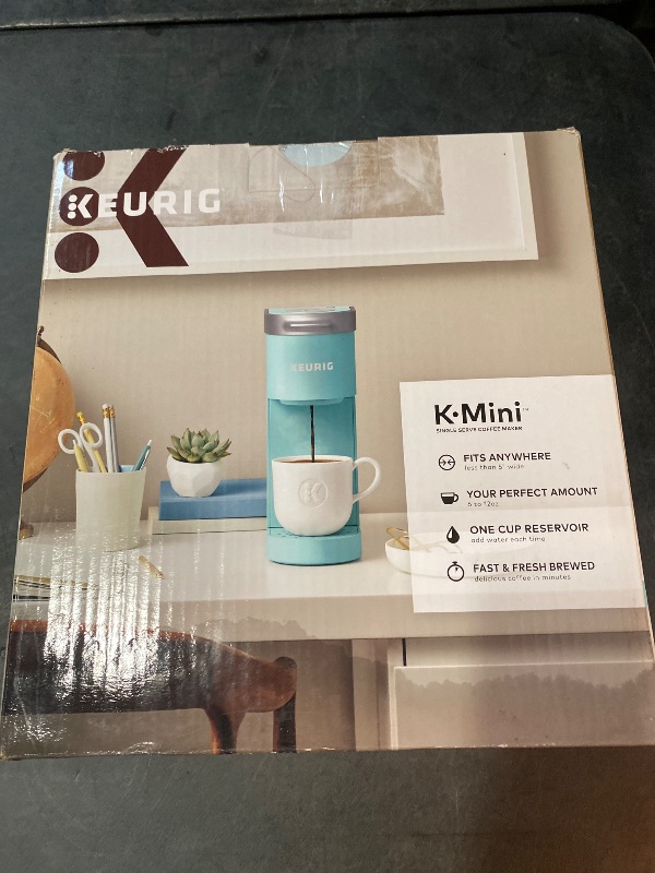 Photo 3 of Keurig K-Mini Coffee Maker Single Serve K-Cup Pod Brewer 6 to 12oz Oasis