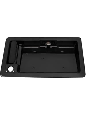 Photo 1 of Exterior Door Handle, Compatible with 1992-2007 Ford E150 E250 E350 E450 Econoline & More, Rear Right Cargo & License Plate Tag Bracket Holder Housing | Replaces# 6C2Z-15434A20-AA Outside Handle