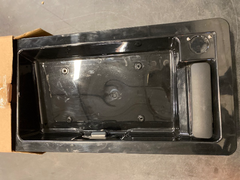 Photo 1 of Exterior Door Handle, Compatible with 1992-2007 Ford E150 E250 E350 E450 Econoline & More, Rear Right Cargo & License Plate Tag Bracket Holder Housing | Replaces# 6C2Z-15434A20-AA Outside Handle