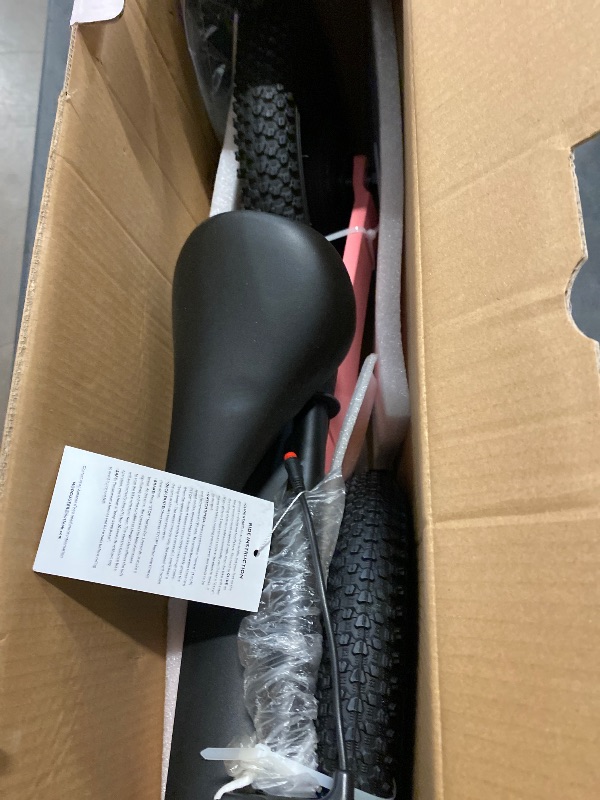 Photo 1 of PINK Electric Bike for Kids, Electric Balance Bike for Ages 3-8 Years Old,Kid Electric Motorcycle with 2 Speed Modes,Push-Button Brakes,12 Inch Dirt Off-Road Tire and Adjustable Seat