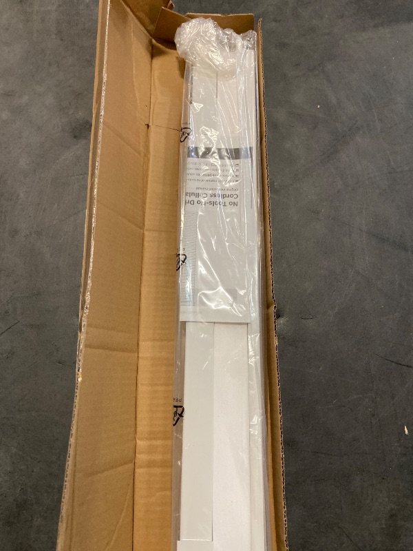 Photo 1 of LazBlinds Cordless Cellular Shades, No Tools No Drill Blackout Honeycomb Shades Pleated Blinds for Windows, 42'' W x 48'' H, Silver White