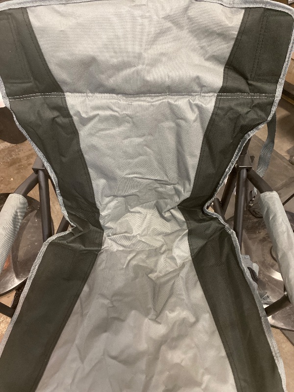 Photo 2 of Heated Camping Chair for Adults, Heats Back and Seat, 3 Heat Levels, Fully Padded Heated Folding Chair for Outdoor Sports with Cup Holder, Rich Pockets, Battery NOT Included