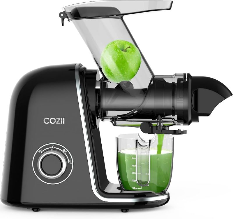 Photo 1 of COZII Cold Press Juicer,Slow Masticating Juicer Extractor Soft/hard Mode & Quiet Motor,3.6 Inch Large Feed Chute For Vegetable and Fruit,Easy to Clean Juicer Machines,Dishwasher Safe,High Juice Yield