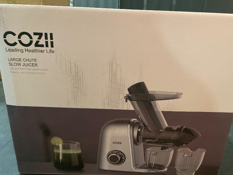 Photo 3 of COZII Cold Press Juicer,Slow Masticating Juicer Extractor Soft/hard Mode & Quiet Motor,3.6 Inch Large Feed Chute For Vegetable and Fruit,Easy to Clean Juicer Machines,Dishwasher Safe,High Juice Yield