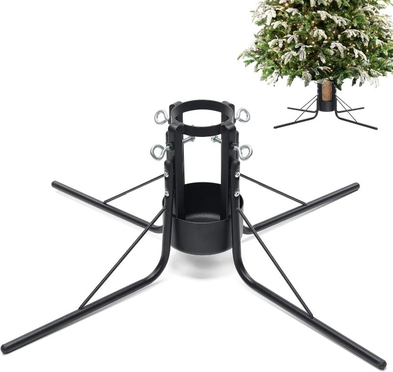 Photo 1 of DIIG Christmas Tree Stand, Detachable Christmas Tree Bracket Suitable for Trunks of 1.5 to 4.3 Inches, Suitablefor Pine SprucePoplarof 4-10 Feet