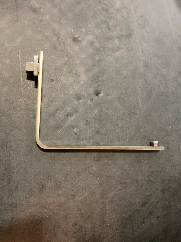 Photo 2 of Aquaiaw High Rise Shower Arm and Flange, 16 inch, Solid Brass, Square, PVD Brushed Nickel, Gooseneck Raised Shower Head Arm, Wall Shower Head Extension Arm, Both Soldered 1/2 NPT Tapered Threads