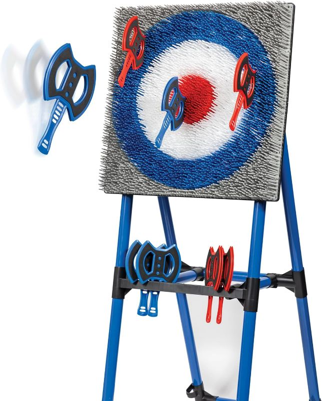 Photo 1 of EastPoint Deluxe Steel Frame Axe Throw Target Game Set - Steel Frame for Indoors and Outdoors