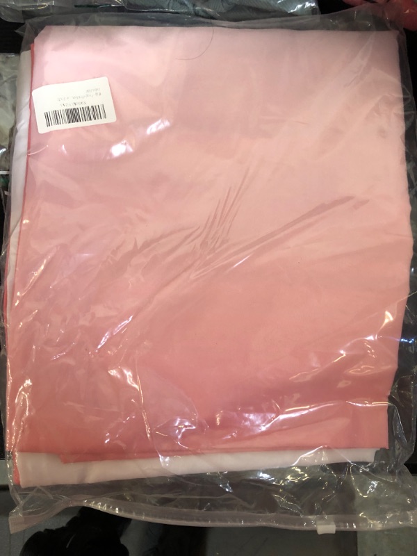 Photo 2 of Hot Pink Shower Curtains for Bathroom, 230GSM Heavy Duty Hotel Quality Fabric Shower Curtain, Pink and White Ombre Luxury Weighted Cloth Bath Curtain Decor Set with 12 Hooks, 72 X 72, Blush Pink https://a.co/d/0ajSFuWN