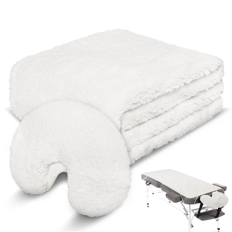 Photo 1 of  JJ Care MASSAGE TABLE FLEECE PAD 30x72in
