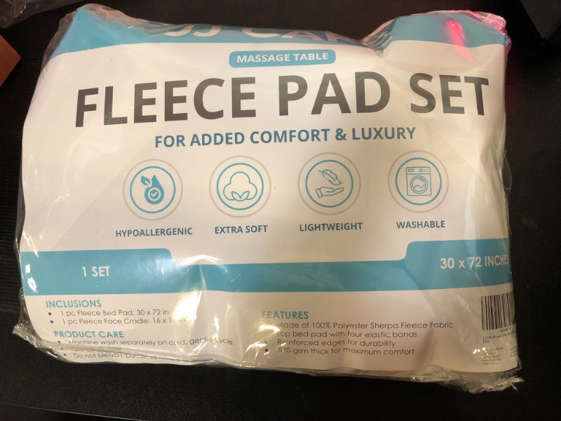 Photo 2 of  JJ Care MASSAGE TABLE FLEECE PAD 30x72in
