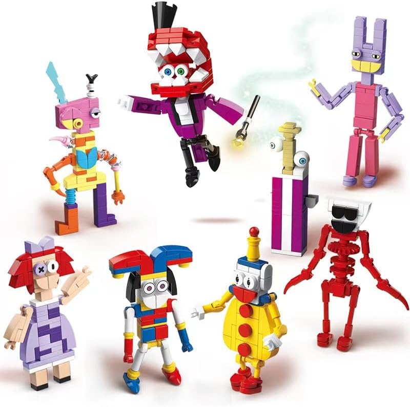 Photo 1 of 8PCS Circus Action Figure Toy  mini size 