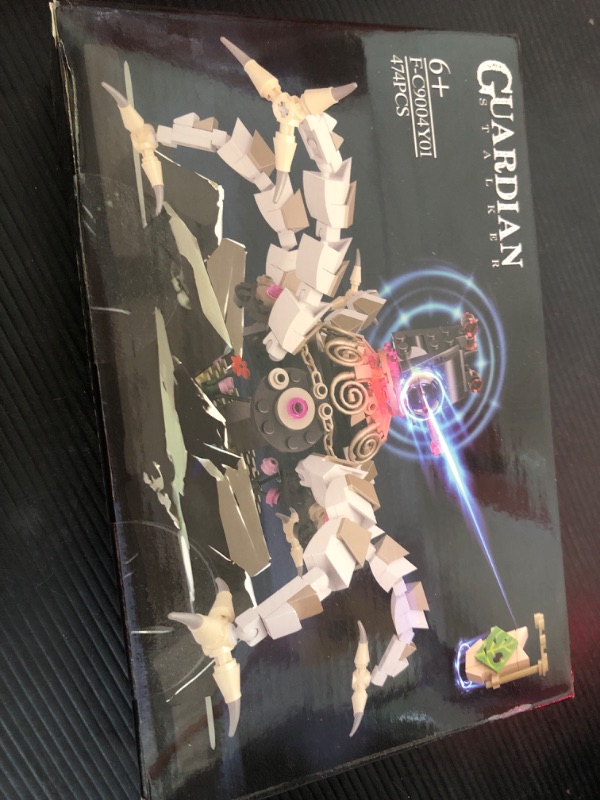 Photo 1 of Guardian Building Kit with Light, Guardian Stalker Action Figure with 3 Mini Korok, Collectible Game Building Set, Festival Gifts for Fans and Friends (474 Pieces)