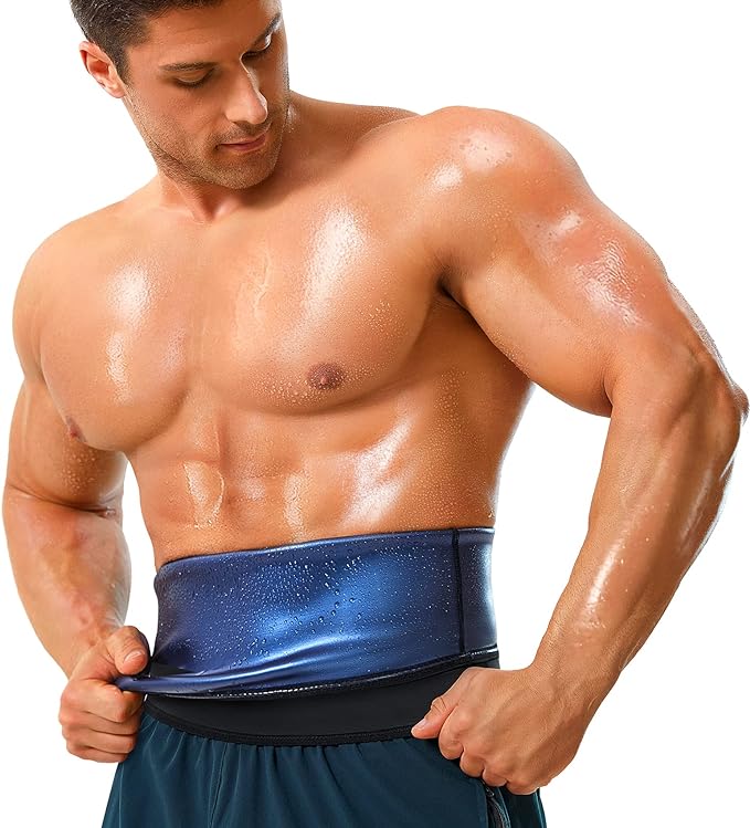 Photo 1 of 3xl Junlan Waist Trainer for Men Sweat Waist Trimmer Belt Zipper Slimming Wraps for Tummy Control with 3 Row Hook-Eye Closure
