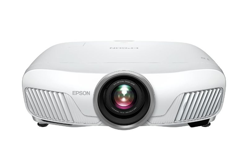 Photo 1 of EPSON HOME CINEMA 4010 4K PRO-UHD PROJECTOR WITH ADVANCED 3-CHIP DESIGN AND HDR WITH 100% BALANCED COLOR AND WHITE BRIGHTNESS AND ULTRA WIDE DCI-P3 COLOR GAMUT (V11H932020-N) (RENEWED) HC 4010 (RENEWED), ****for parts****
