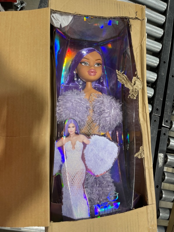 Photo 1 of Bratz x Kylie Jenner 24-Inch Large-Scale Fashion Doll with Gown, 2 Feet Tall, Amazon Exclusive