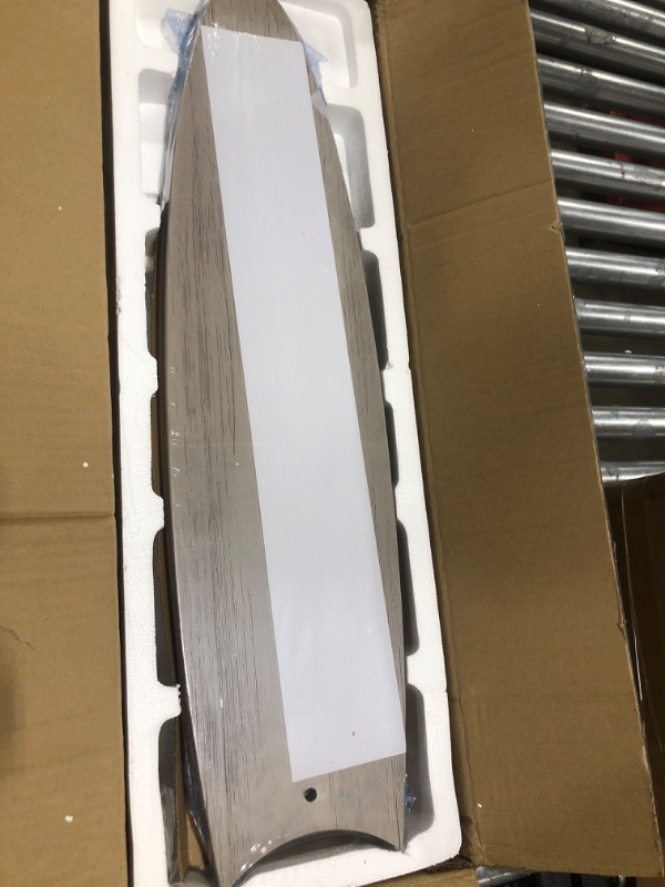 Photo 1 of LEDLUX 60 Inch Ceiling Fan with Light, Reversible DC Motor, 6 Speed Remote Control, 3 Solid Wood Blades Ceiling Fan for Living Room/Bedroom/Kitchen (White&Wood color) White&Light Wood 60 inch