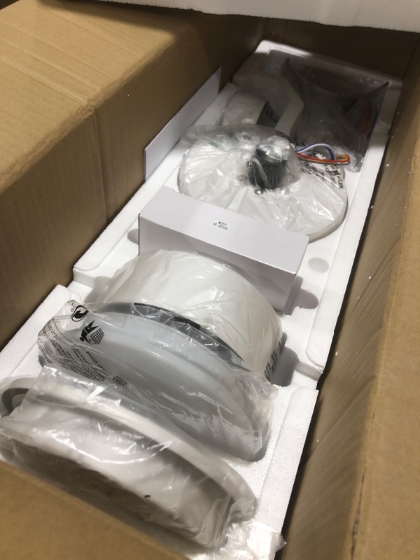 Photo 1 of LEDLUX 60 Inch Ceiling Fan with Light, Reversible DC Motor, 6 Speed Remote Control, 3 Solid Wood Blades Ceiling Fan for Living Room/Bedroom/Kitchen (White&Wood color) White&Light Wood 60 inch