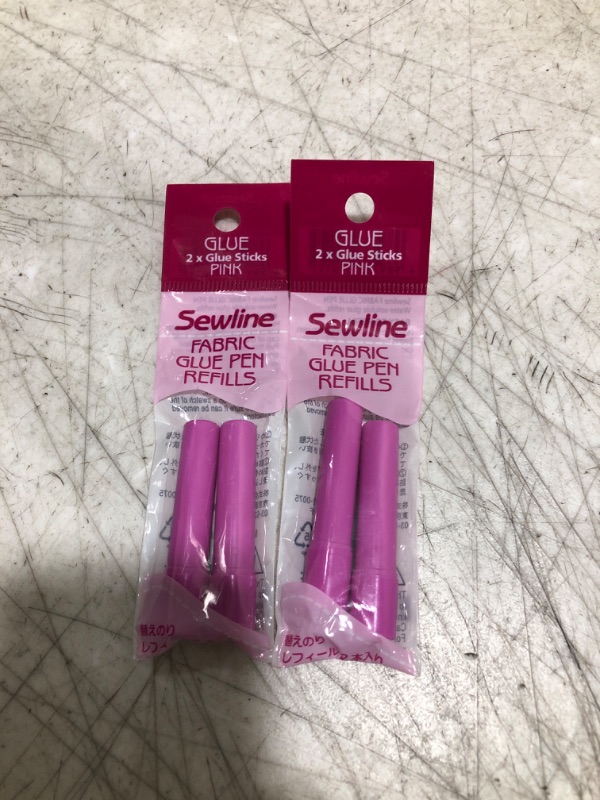 Photo 2 of 2 Pack -Sewline Fabric Glue Pen Refills, Pink, FAB50021