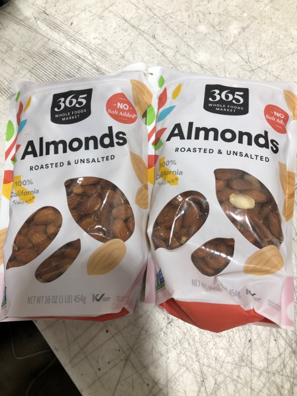 Photo 2 of 2 Pack -365 Everyday Value Almonds.