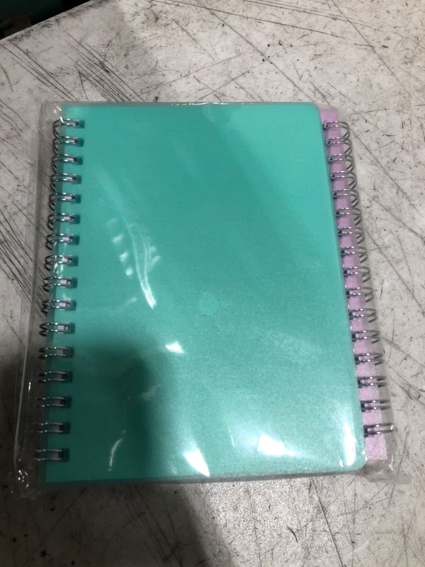 Photo 2 of Irmanas Small Notebook, 4 Pack Spiral Notebooks 4.3"x 5.7", Mini Pocket Ruled Lined Journal, 640 Pages, Cute College School Supplies Notebooks for Work, Aesthetic Gift Office Supplies for Women, Men (4 pcs)4.3" x 5.7" Ruled
