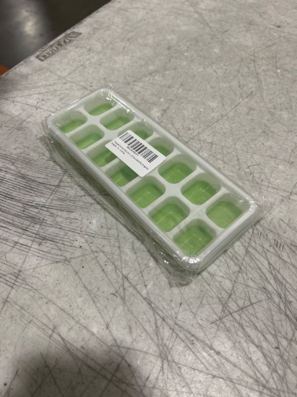 Photo 2 of 14 square silicone candy color transparent ice cream soft bottom ice box mold ice cube artifact storage box ?2 pack?