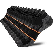 Photo 1 of COOVAN Mens Athletic Ankle Low Cut Sock Running Cushioned Performance Breathable Tab Socks 6 Pairs